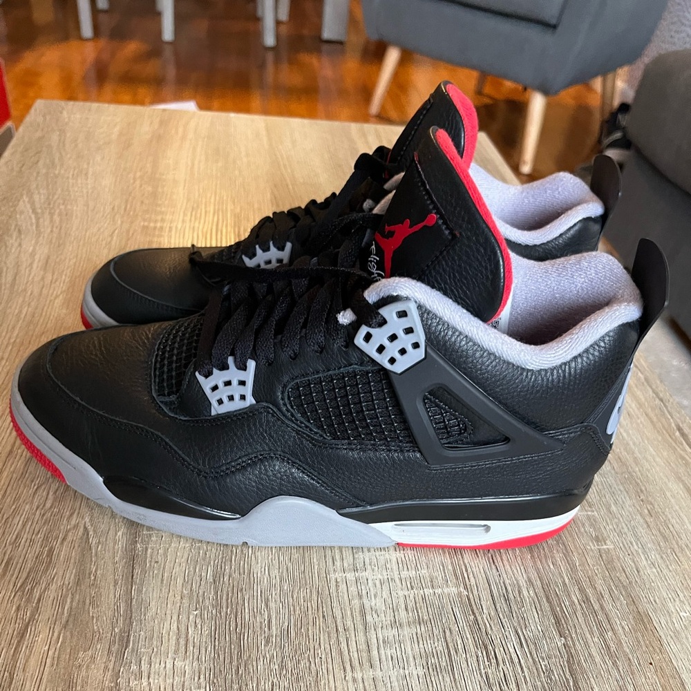 Air Jordan 4 Retro ‘Bred Reimagined’ Mens Sz 11 - Picture 3 of 9